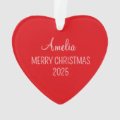 Wunderbares und Phantastisches Bibelverse Weihnach Ornament (Rückseite)