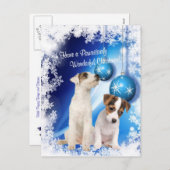 Wunderbares Weihnachten Wish2 Jack-Russells (Vorne/Hinten)