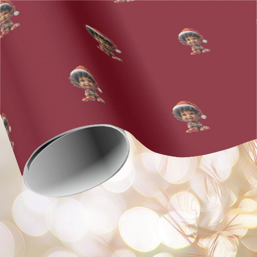Wunderbares Weihnachts-Elf-Wrapping Papier Geschenkpapier