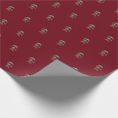Wunderbares Weihnachts-Elf-Wrapping Papier Geschenkpapier (Ecke)