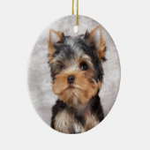 Wunderbares yorkie keramikornament (Rechts)