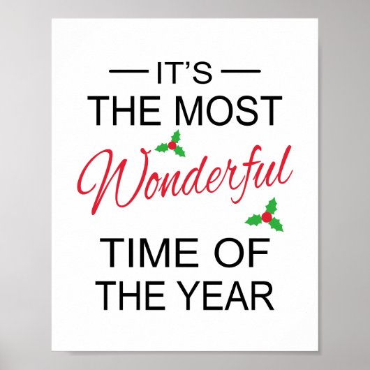 Wunderbarste Weihnachtskunst Poster (Vorne)