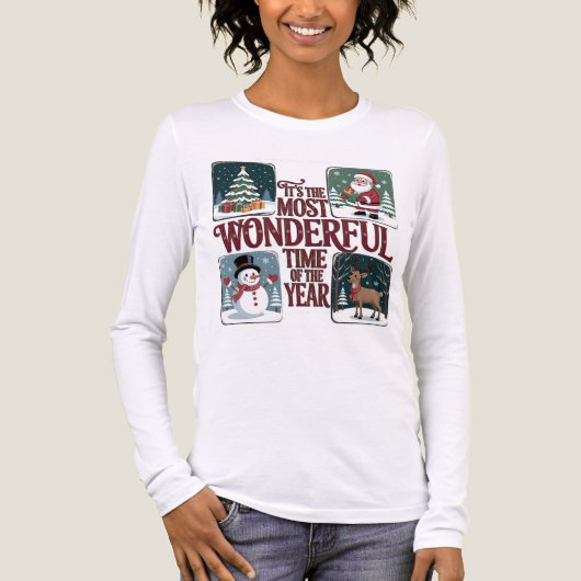 Wunderbarste Zeit Des Jahres Tri-Blend Shirt (Vorderseite)