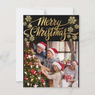 Wunderbarste Zeit des Jahres Weihnachtsfoto Feiertagskarte