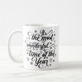 Wunderbarste Zeit des Jahres Weihnachtsgeschenk-Ta Kaffeetasse (Links)