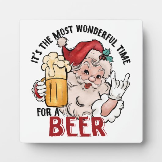 Wunderbarste Zeit für ein Bier Fotoplatte (Vorderseite)