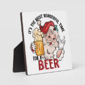 Wunderbarste Zeit für ein Bier Fotoplatte (Vorderseite)