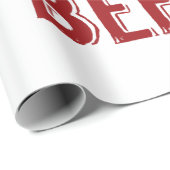 Wunderbarste Zeit für ein Bier Geschenkpapier (Rolleneckpunkt)