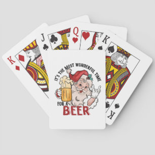 Wunderbarste Zeit für ein Bier Spielkarten