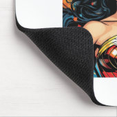 Wunderfrau-Aufkleber Mousepad (Ecke)