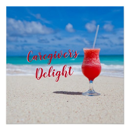 Wunderglänzendes Poster für Caregiver (Vorderseite)