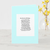 Wunderheirat, ich Liebe, du Karte (Gelbe Blume)