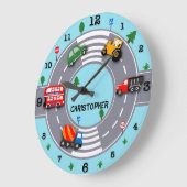 Wunderkinder. Straßenverkehr, Personenkraftwagen u Große Wanduhr (Winkel)