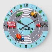 Wunderkinder. Straßenverkehr, Personenkraftwagen u Große Wanduhr (Vorderseite)