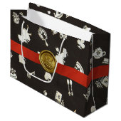 Wunderland 1 große geschenktüte (Vorderseite Schrägansicht)