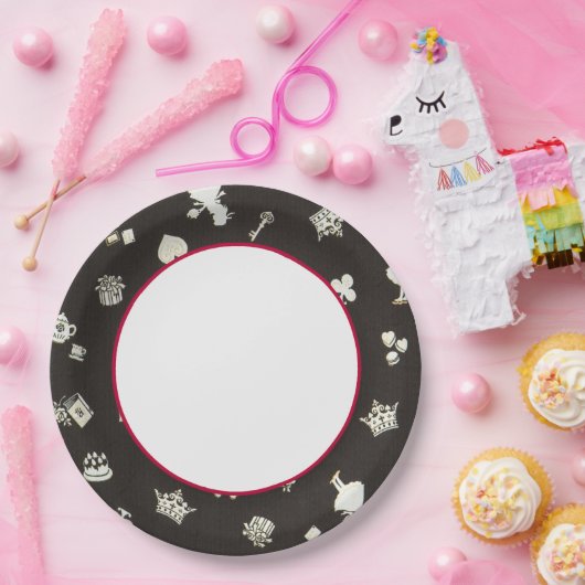 Wunderland 1 pappteller (Party)