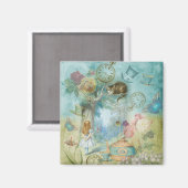 Wunderland - Alice im Wunderland Magnet (Vorderseite/Rückseite)