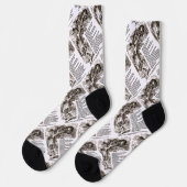 Wunderland, auf welche Weise ich mein Angebot mach Socken (Linkes Detail)