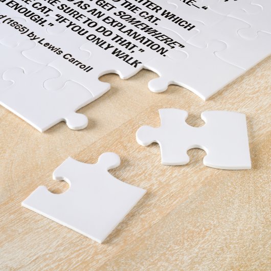 Wunderland, auf welche Weise ich von hier aus gehe Puzzle (Seite)