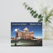 Wunderland der Lichter Postkarte (Stehend Vorderseite)