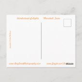 Wunderland der Lichter Postkarte (Rückseite)