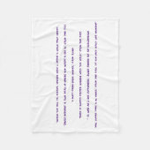 Wunderland Inspirationsblanket Fleecedecke (Vorderseite)