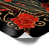 Wunderland Königin des Herzens: Herzschrittmacher Poster (Ecke)