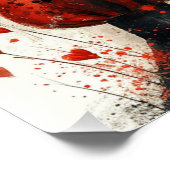 Wunderland Königin des Herzens: Von Herzen aus Poster (Ecke)