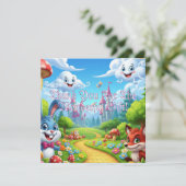 Wunderland mit Mr. Buuny & Mrs. Fox (Stehend Vorderseite)