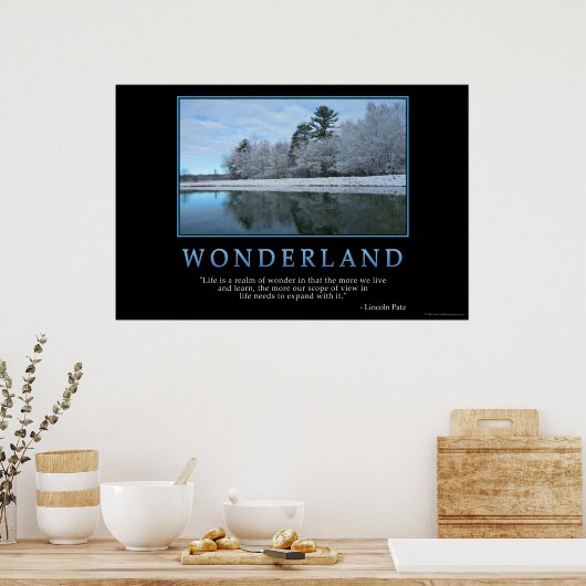 Wunderland Poster (Küche)