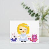 Wunderland Postkarte (Stehend Vorderseite)