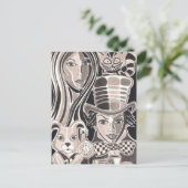 Wunderland Postkarte (Stehend Vorderseite)