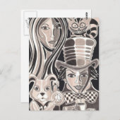 Wunderland Postkarte (Vorne/Hinten)