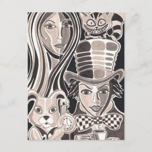 Wunderland Postkarte (Vorderseite)