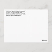 Wunderland Postkarte (Rückseite)