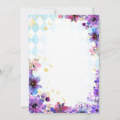 `Wunderland Tee Party Einladung (Rückseite)