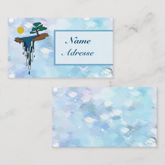 Wunderland visitenkarte (Vorne/Hinten)