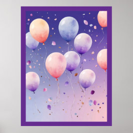 Wunderland Watercolor Poster