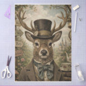 Wunderlandhirsch-Steampunk-Tissuepapier Seidenpapier (Basteln)