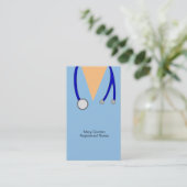 Wunderlich scheuert sich und visitenkarte (Stehend Vorderseite)