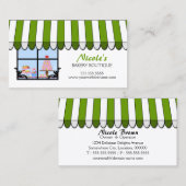 Wunderliche Bäckerei-Butike/Geschäft Visitenkarte (Vorne/Hinten)