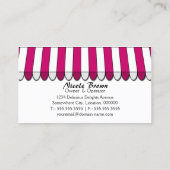 Wunderliche Bäckerei-Butike Visitenkarte (Rückseite)