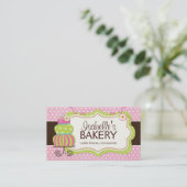 Wunderliche Bäckerei-Visitenkarte Visitenkarte (Stehend Vorderseite)