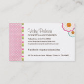 Wunderliche Bäckerei-Visitenkarte Visitenkarte (Rückseite)