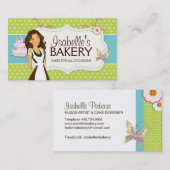 Wunderliche Bäckerei-Visitenkarte Visitenkarte (Vorne/Hinten)