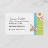 Wunderliche Bäckerei-Visitenkarte Visitenkarte (Rückseite)