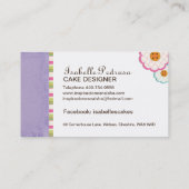 Wunderliche Bäckerei-Visitenkarte Visitenkarte (Rückseite)