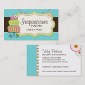 Wunderliche Bäckerei-Visitenkarte Visitenkarte (Vorne/Hinten)