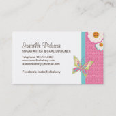 Wunderliche Bäckerei-Visitenkarte Visitenkarte (Rückseite)