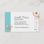 Wunderliche Bäckerei-Visitenkarte Visitenkarte (Rückseite)